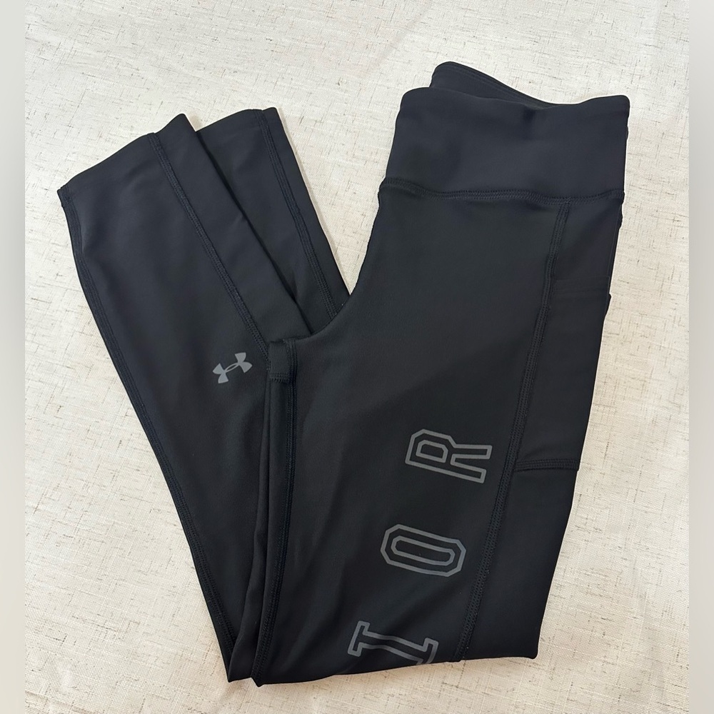 Under Armour Black Compression Leggings - Picture 2 of 8